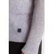 Black And White Color Combination Cotton And Acrylic Fabric With Crew Neck Detail Casual Men's Knitwear