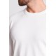 Ecru Color Elastan And Viscose Fabric With Crew Neck And Long Sleeved Detail Casual Men's Knitwear