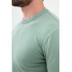 Unripe Almond Color Crew Neck Design Classic Men's Knitwear