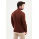 Tile Color Mock Turtleneck Design Classic Men's Knitwear