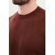 Tile Color Figured Design Casual Men's Knit Tshirt