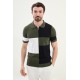 Khaki Piece Color Men's Knit Tshirt