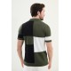 Khaki Piece Color Men's Knit Tshirt
