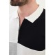 Ecru Piece Color Men's Knit Tshirt
