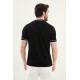Black And White Color Casual Men's Knit Tshirt