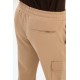 Camel Color Cargo Pocket Design Casual Men's Joggers