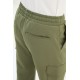 Khaki Color Cargo Pocket Design Casual Men's Joggers