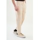 Stone Color Cargo Pocket Design Casual Men's Joggers