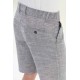 Dark Blue Color Casual Men's Linen Short