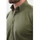Khaki Color Dobby Design Casual Men's Shirt