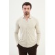 Stone Color Classic Men's Shirt