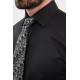 Black Color Classic Cotton Men's Shirt