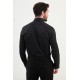 Black Color Classic Cotton Men's Shirt