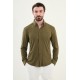 Desenli Slim Fit Uzun Kollu Pamuk Erkek Gömlek