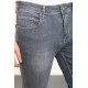 Grey Color Slim Fit Men's Jeans