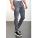 Grey Color Slim Fit Men's Jeans