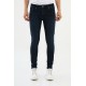 Blue And Black Color Skinny Fit Casual Men's Jeans