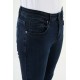 Blue And Black Color Skinny Fit Casual Men's Jeans