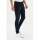 Blue And Black Color Skinny Fit Casual Men's Jeans