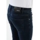 Blue And Black Color Skinny Fit Casual Men's Jeans