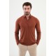 Filbert Color Shirt Collar Classic Men's Long Sleeve Tshirt