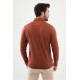 Filbert Color Shirt Collar Classic Men's Long Sleeve Tshirt