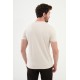 Stone Color Classic Crew Neck Men's T Shirt