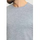 Dark Blue Color Crew Neck Design Basic Men's Cotton T Shirt