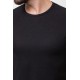Black Color Crew Neck Design Casual Men's Cotton T Shirt