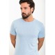 Blue Color Dobby Design Casual Cotton Men's Tshirt