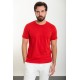 Red Color Crew Neck Design Classic Men's Tshirt