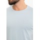 Blue Color Crew Neck Design Classic Men's Tshirt