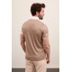 Brown Color Digital Printed Design Casual Men's Tshirt