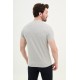 Grey Color Striped Design Classic Men's Tshirt