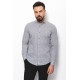 Grey Color Casual Linen Men's Shirt