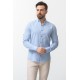 Blue Color Casual Linen Men's Shirt