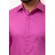 Lilac Colour Cotton And Satin Fabrics With Hidden Buttons Classic Mens Shirt