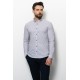 White Linen And Cotton Colours With Gingham Design Casual Mens Shirt