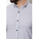 White Linen And Cotton Colours With Gingham Design Casual Mens Shirt