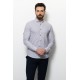 White Linen And Cotton Colours With Gingham Design Casual Mens Shirt