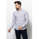 White Linen And Cotton Colours With Gingham Design Casual Mens Shirt