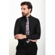 Black Color Classic Cotton Men's Shirt