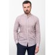 Brown Color Casual Men's Linen Shirt