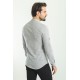 Black And Ecru Color Mandarin Collar Design Casual Cotton Men's Shirt
