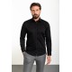 Black Color Classic Men's Cotton Shirt