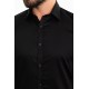 Black Color Classic Men's Cotton Shirt