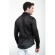 Black Color Casual Transparant Men's Shirt