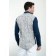 Beige Color Figured Design Casual Men's Shirt