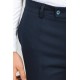 Dark Blue Wool And Elastane Fabrics Classic Mens Trousers