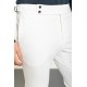 Ecru Color Belted Design Casual Wool Men's Trousers